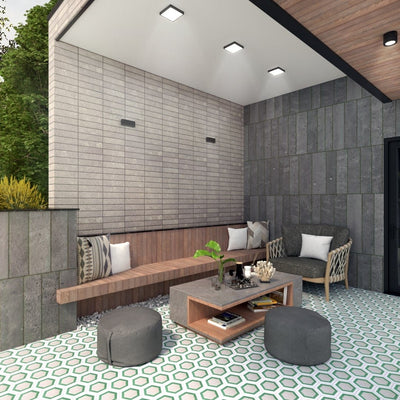 Miel Series | Modern Hexagon Cement Tile