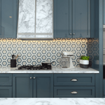 Miel Series Hexagon Tile: 6” x 7” - LiLi Tile 