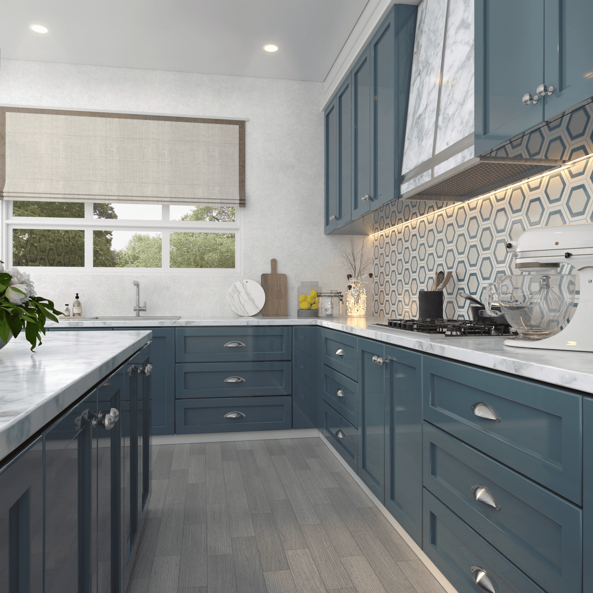 Miel Series Hexagon Tile: 6” x 7” - LiLi Tile 