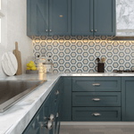 Miel Series Hexagon Tile: 6” x 7” - LiLi Tile 