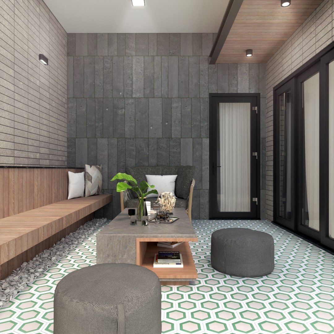 Miel Series Hexagon Tile: 6” x 7” - LiLi Tile 
