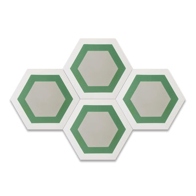 Miel Series Hexagon Tile: 6” x 7” - LiLi Tile