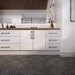Mother of Pearl Terrazzo Tile: 8” x 8” - LiLi Tile bathroom 