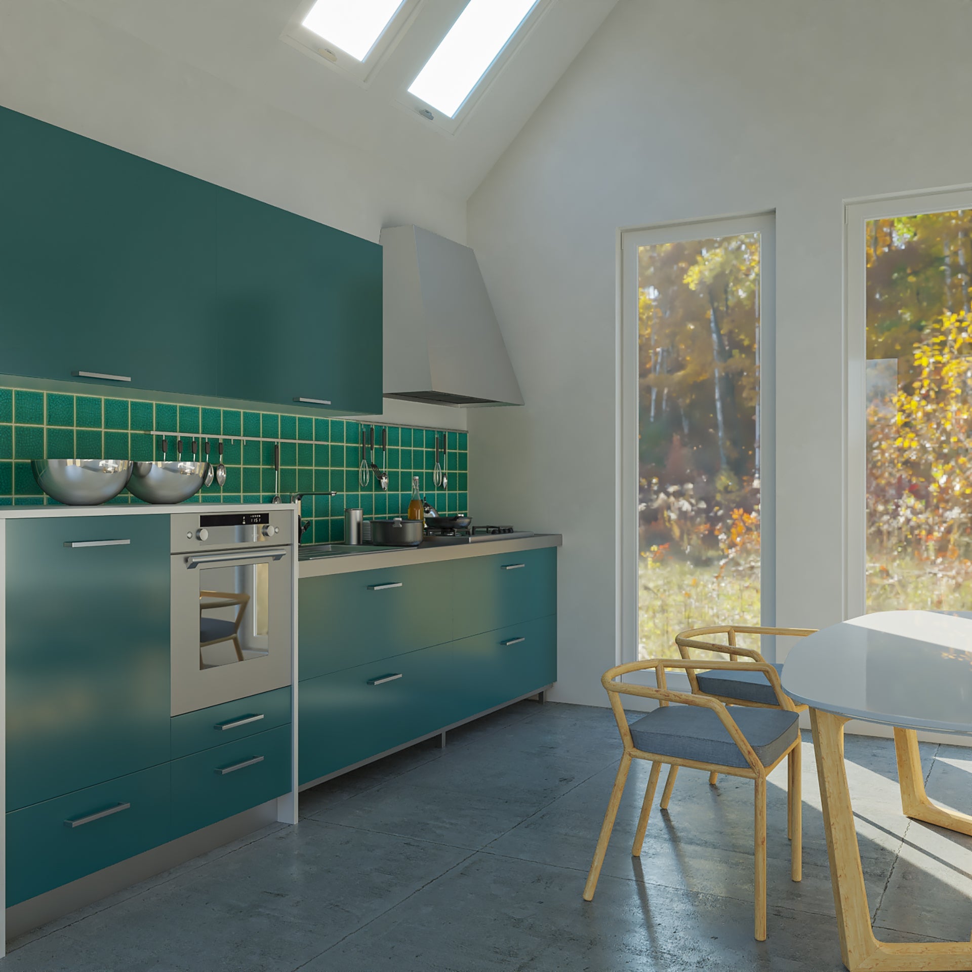 New Aquamarine Glazed Porcelain Tile | 4