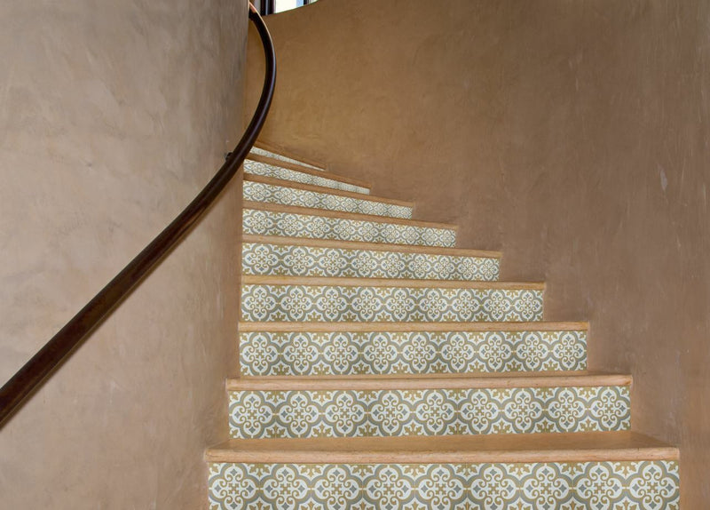 These classic petite Nora 3 cement tiles are perfect for backsplashes, accent walls, and stunning floors.