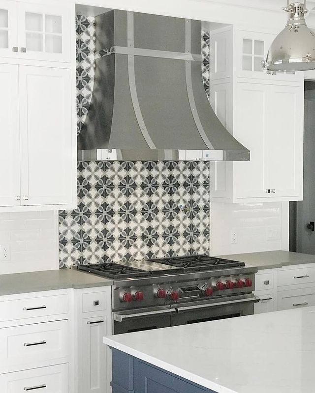 Paris Series: 8” x 8" - LiLi Tile kitchen 
