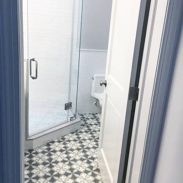 Paris Series: 8” x 8" - LiLi Tile bathroom 