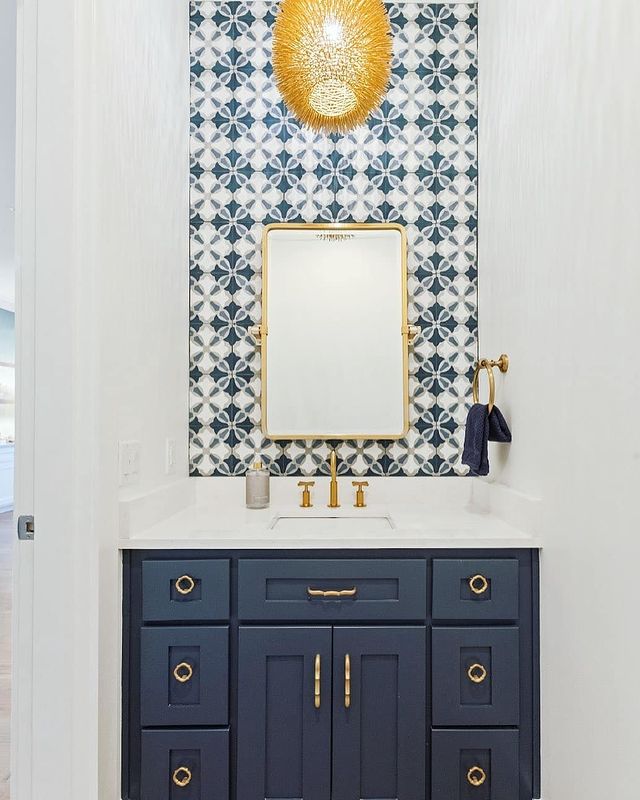 Paris Series: 8” x 8" - LiLi Tile bathroom 