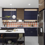 Petite Two-Tone Diagonal Tile: 4” x 4” - LiLi Tile 