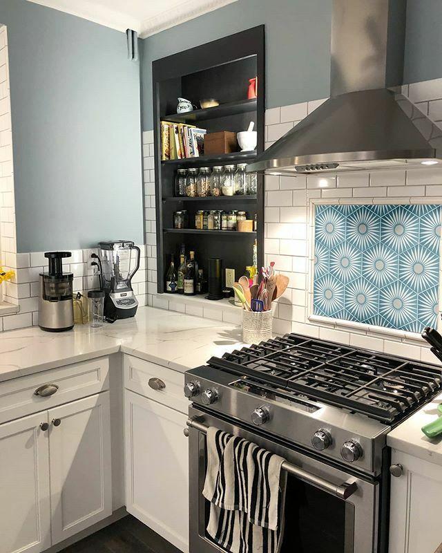 Rise Hexagon Tile: 6” x 7” - LiLi Tile kitchen 