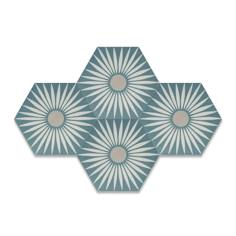 Rise Hexagon Tile: 6” x 7”