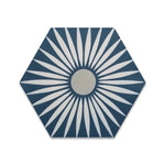 Rise Hexagon Tile: 6” x 7” - LiLi Tile 