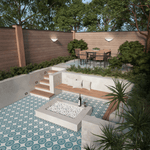 Rita Series: 8” x 8” - LiLi Tile outside 