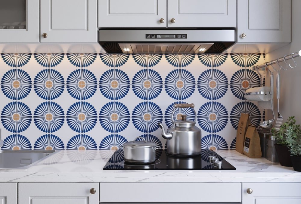 Rita Series: 8” x 8” - LiLi Tile kitchen 