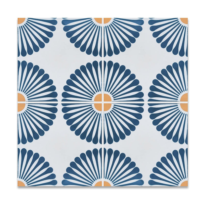 Rita Series | 8” x 8” Handcrafted Encaustic Cement Tiles