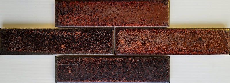 Rusty Red | 2” x 8" Glaze Tile