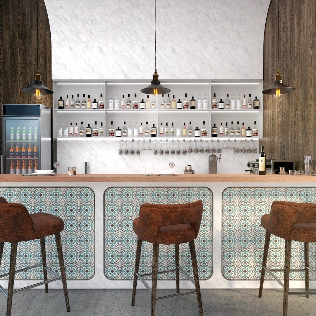Sabine Tile: 6” x 6” - LiLi Tile 