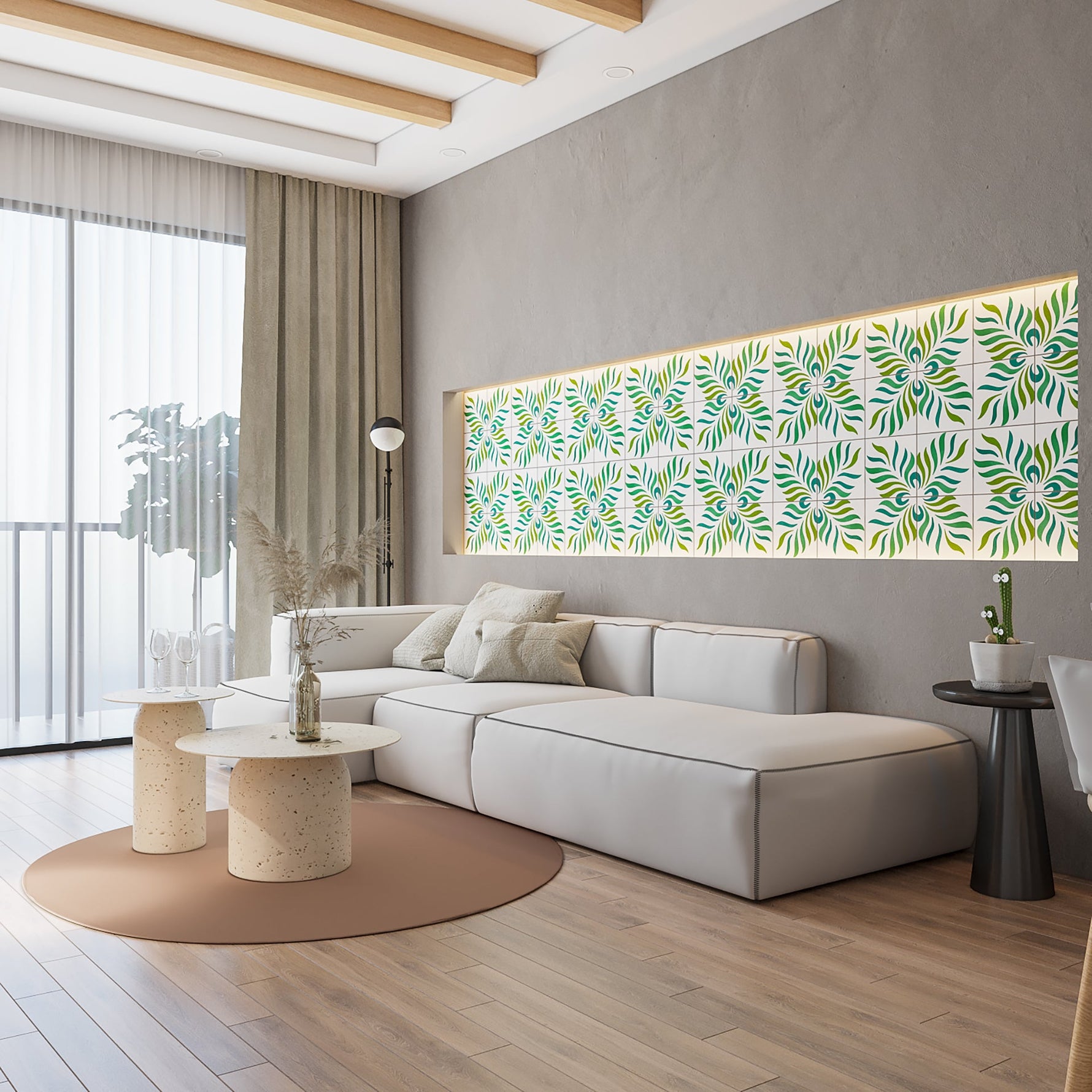 Savannah Cement Tile - LiLi Tile 