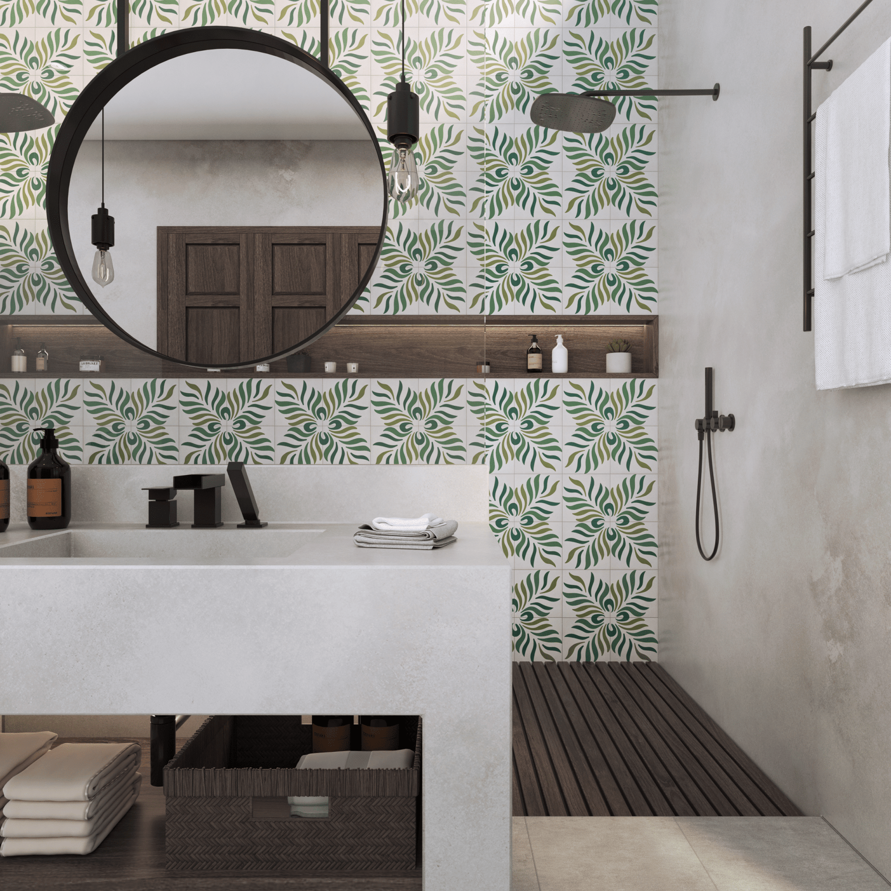 Savannah Cement Tile - LiLi Tile 