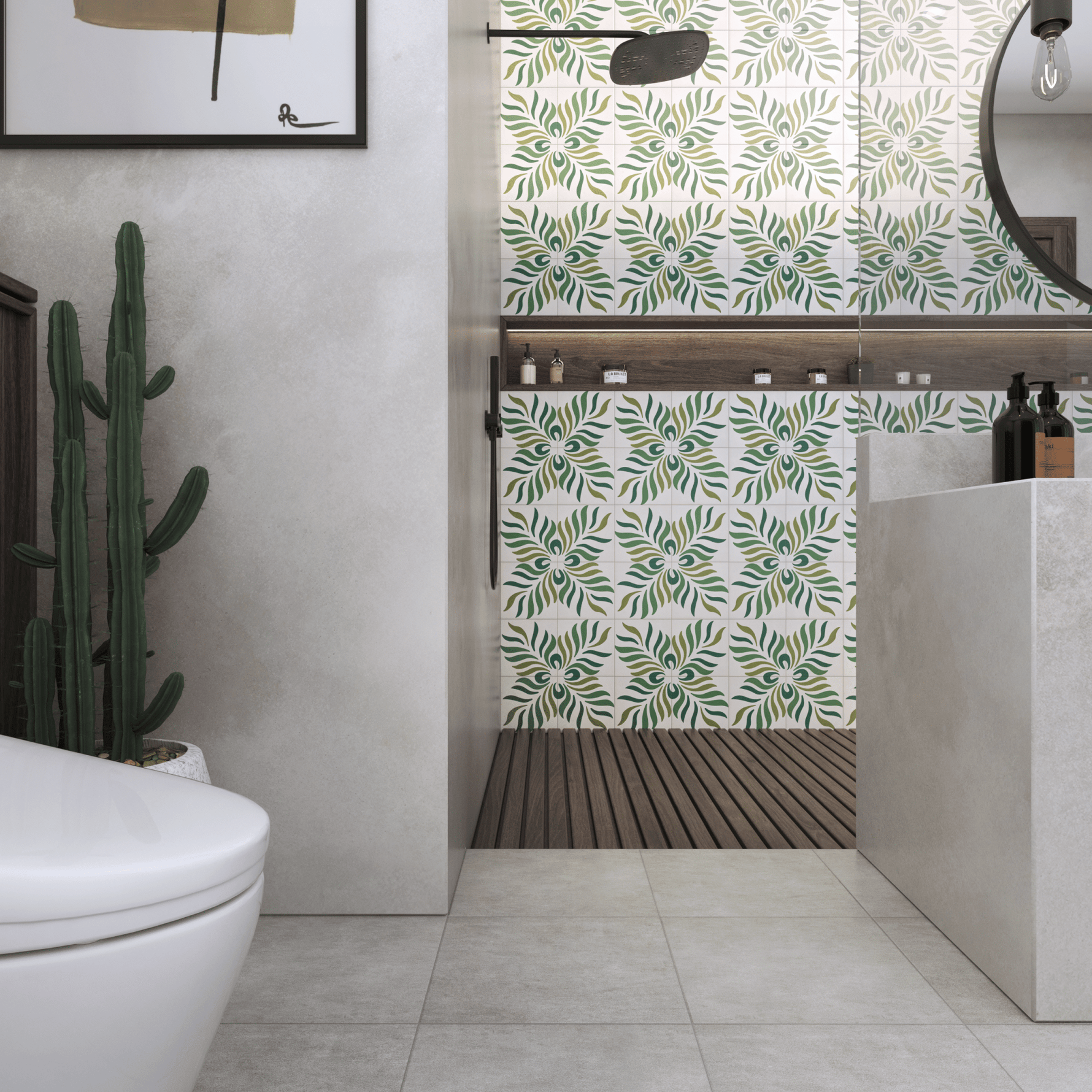 Savannah Cement Tile - LiLi Tile 