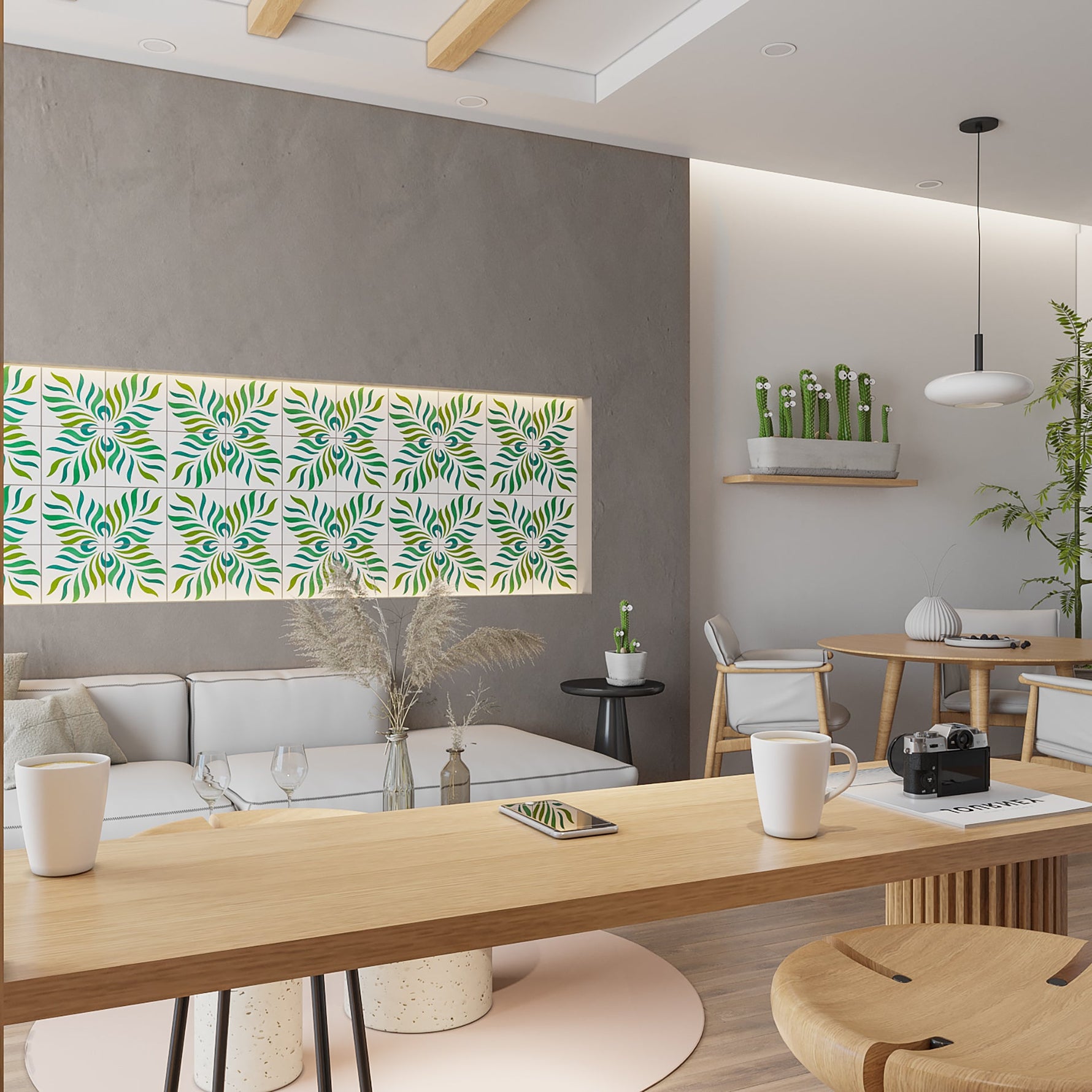 Savannah Cement Tile - LiLi Tile 