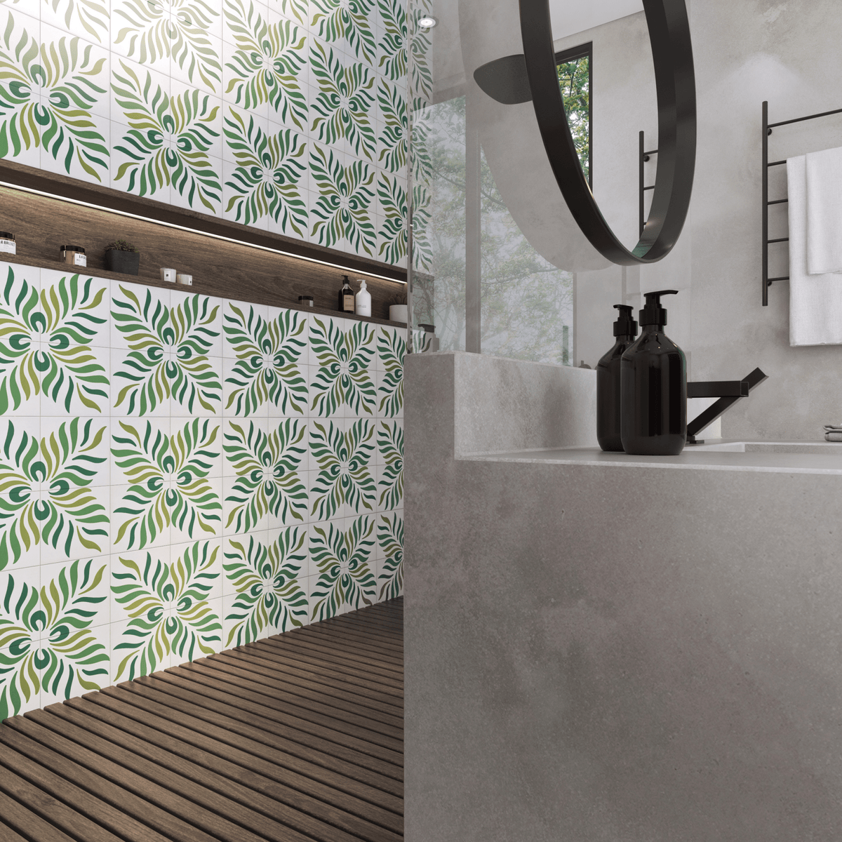 Savannah Cement Tile - LiLi Tile 
