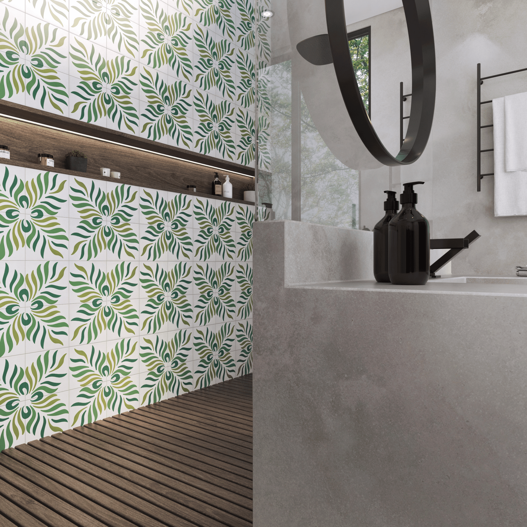 Savannah Cement Tile - LiLi Tile 