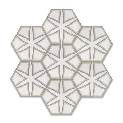 Serena 3H Hexagon Cement Tile (Limited Quantity)