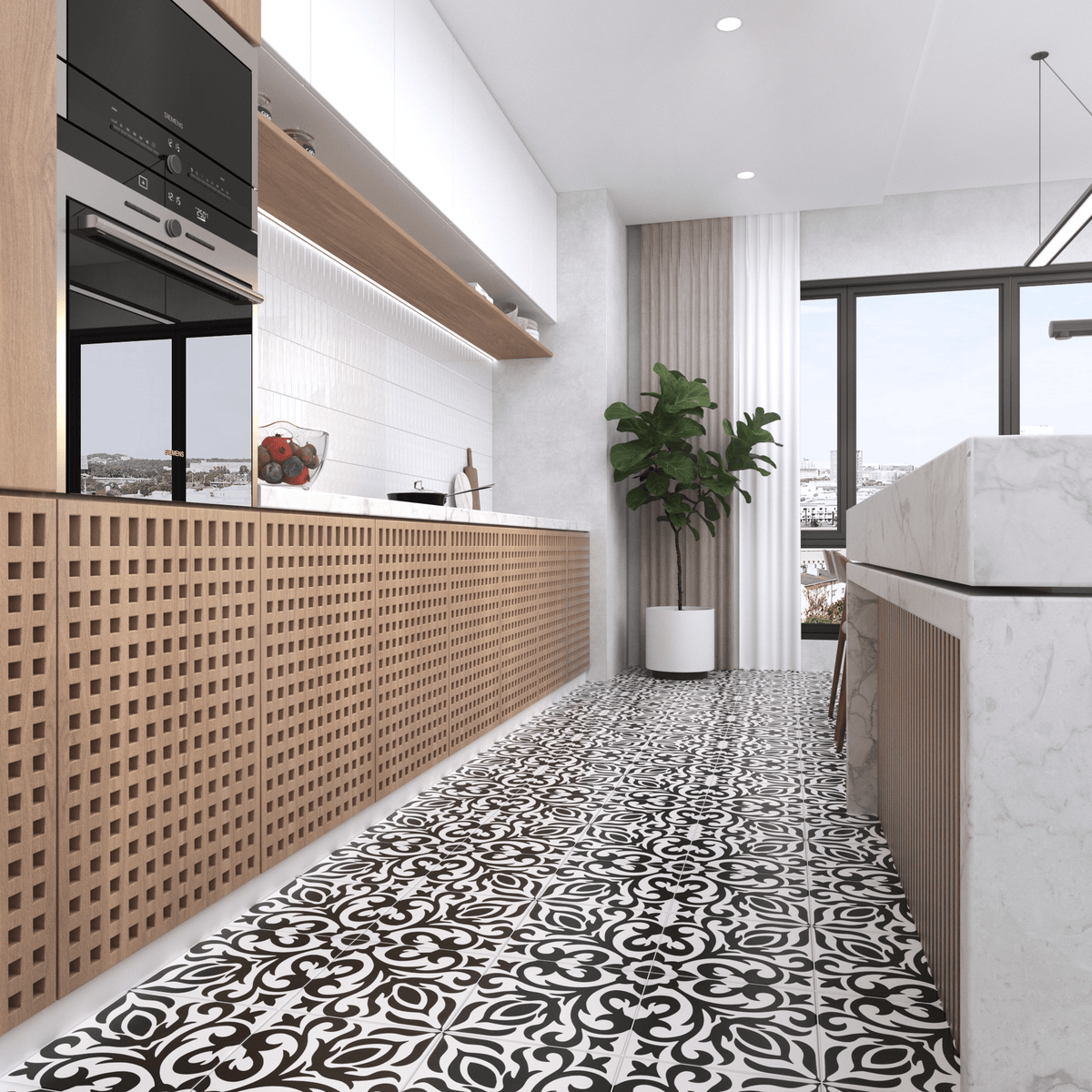 Siena Tile: 8” x 8” - LiLi Tile 