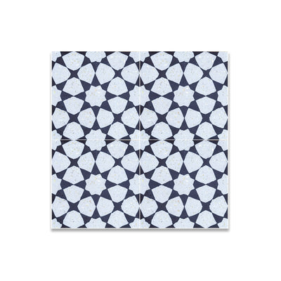 Spark 50 Mother of Pearl Terrazzo Tile: 6” x 6” - LiLi Tile