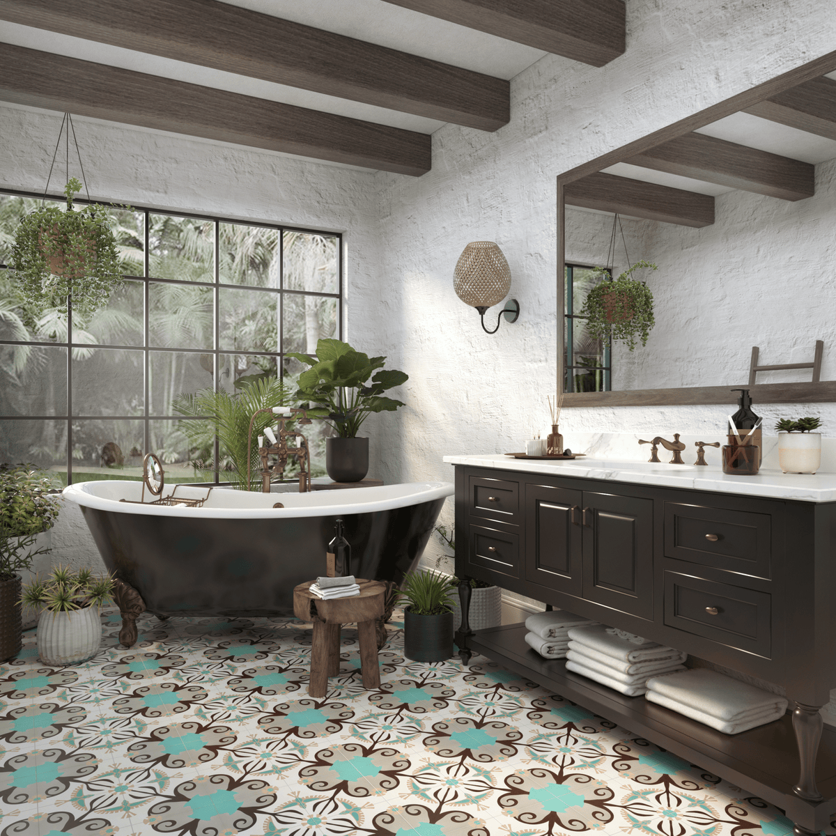 Sparrows Cement Tile x Adam Trest - LiLi Tile
