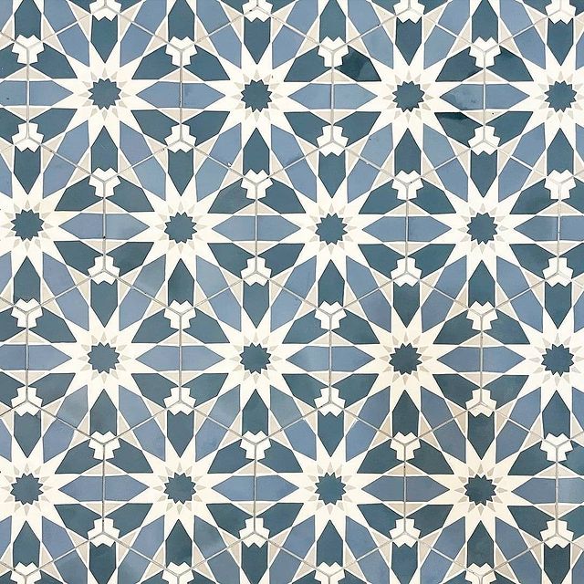 Sunny Hex Cement Tile - LiLi Tile 