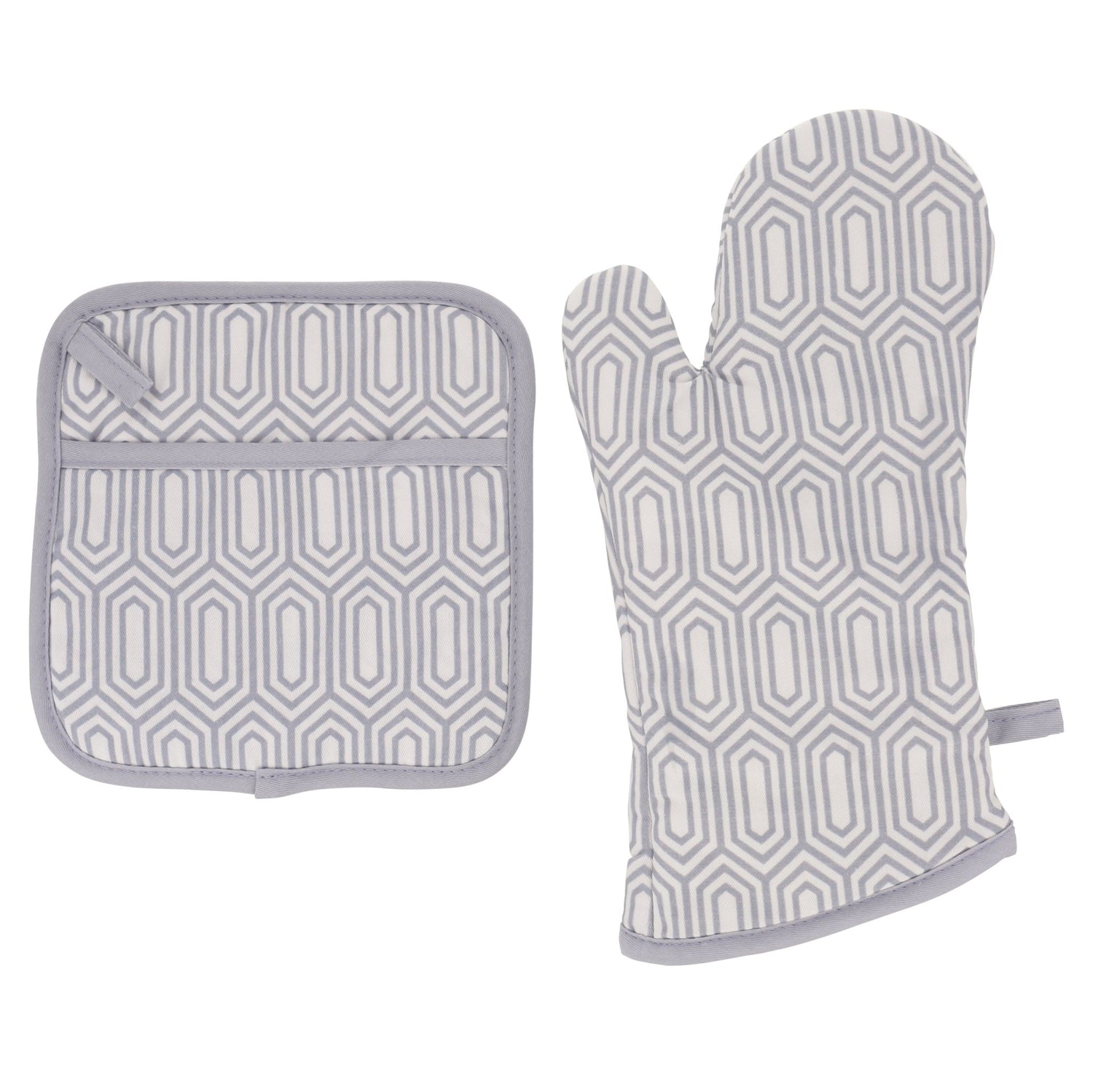 Tiffany 3 Oven Mitt and Potholder Set - LiLi Tile
