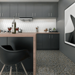 Tiffany - Solid Hexagon Cement Tile - LiLi Tile 