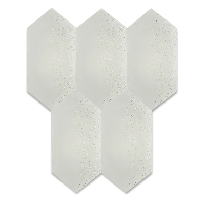 Tiffany Wave Series | Mother of Pearl Terrazzo Cement Tile - LiLi Tile