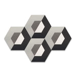 Tray 3 - Hexagon Cement Tile - LiLi Tile