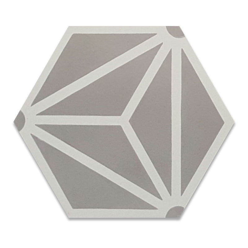 Triad Hexagon Tile: 8” x 9” - LiLi Tile