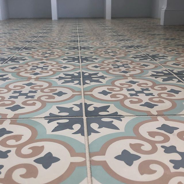 These classic Trinidad 3 cement tiles are perfect for backsplashes, accent walls, and stunning floors.