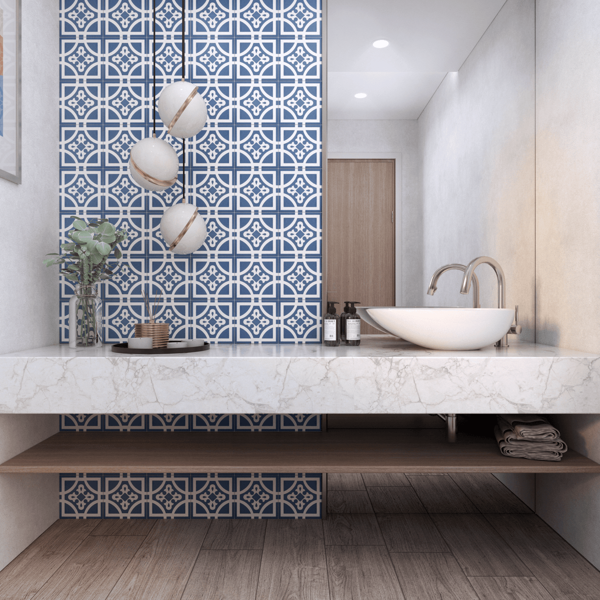 Victoria Tile: 8” x 8” - LiLi Tile 