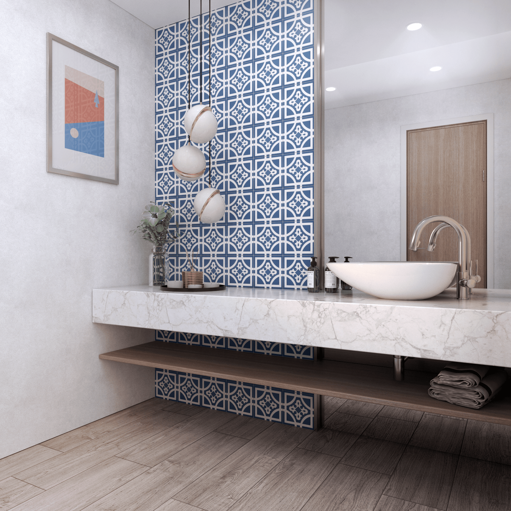 Victoria Tile: 8” x 8” - LiLi Tile 