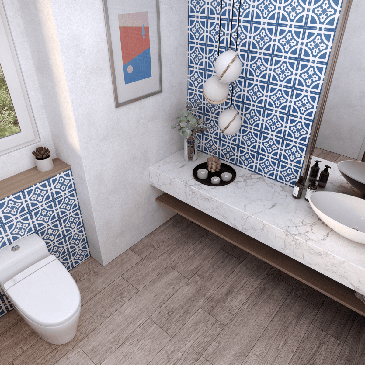Victoria Tile: 8” x 8” - LiLi Tile 