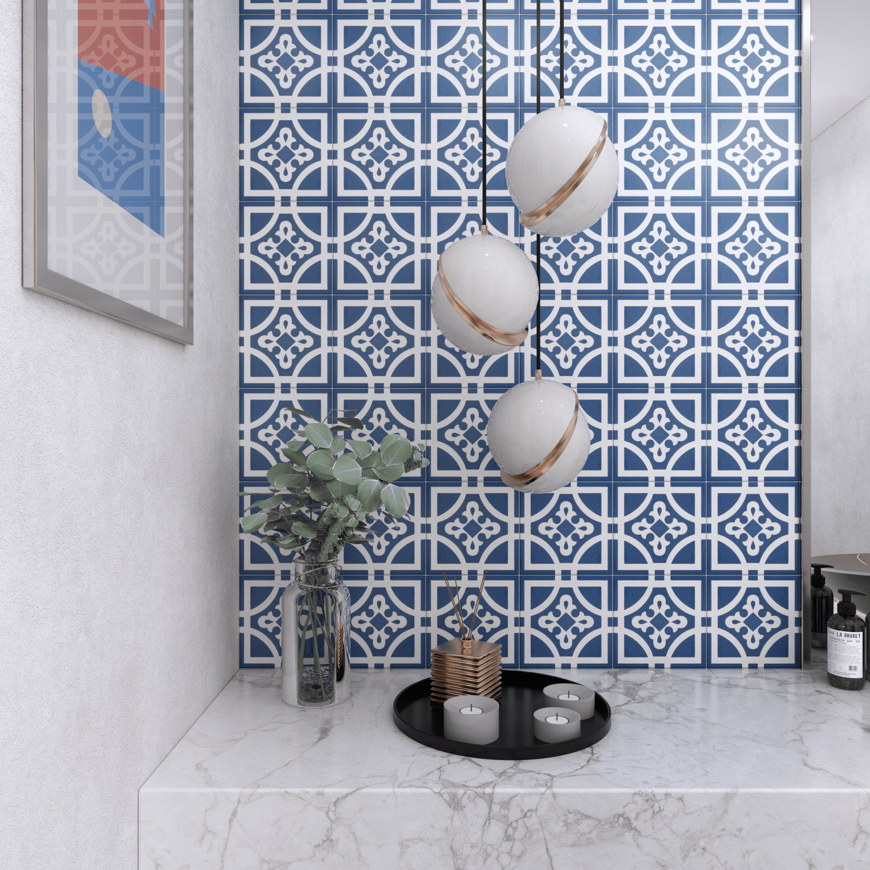 Victoria Tile: 8” x 8” - LiLi Tile 