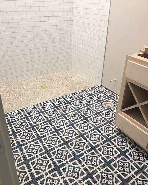 These floral Victoria 3 cement tiles are perfect for backsplashes, accent walls, and stunning floors.