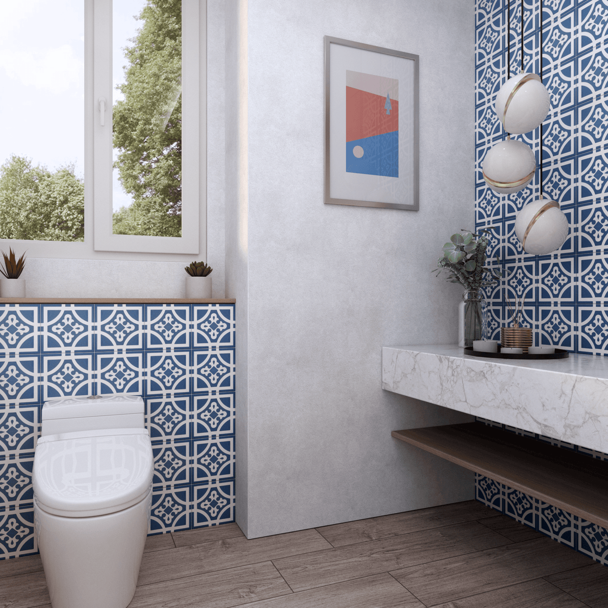 Victoria Tile: 8” x 8” - LiLi Tile 