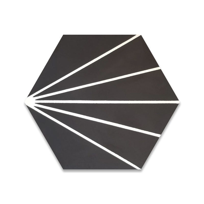 Web 1 Mini Hexagon Cement Tile (Limited Quantity)