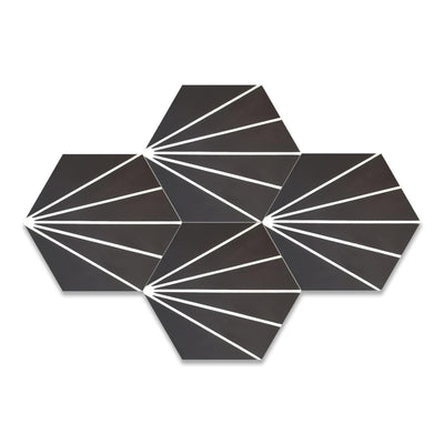 Web 1 Mini Hexagon Cement Tile (Limited Quantity)