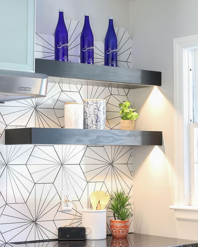 Web Tile Series - Mini Hexagon Cement Tile - LiLi Tile 