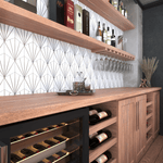 Web Tile Series - Mini Hexagon Cement Tile - LiLi Tile 