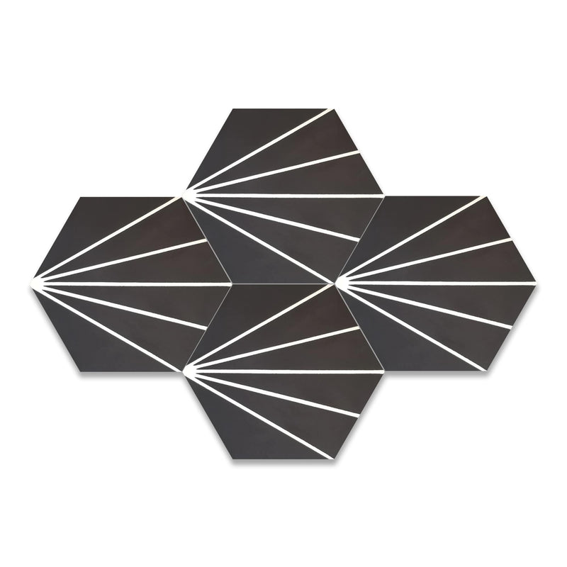 Web Tile Series - Mini Hexagon Cement Tile