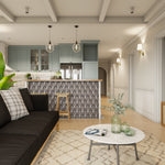Web Tile Series - Mini Hexagon Cement Tile - LiLi Tile 